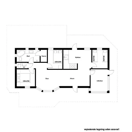 With Sauna And Enclosed Terrace In Vorupor